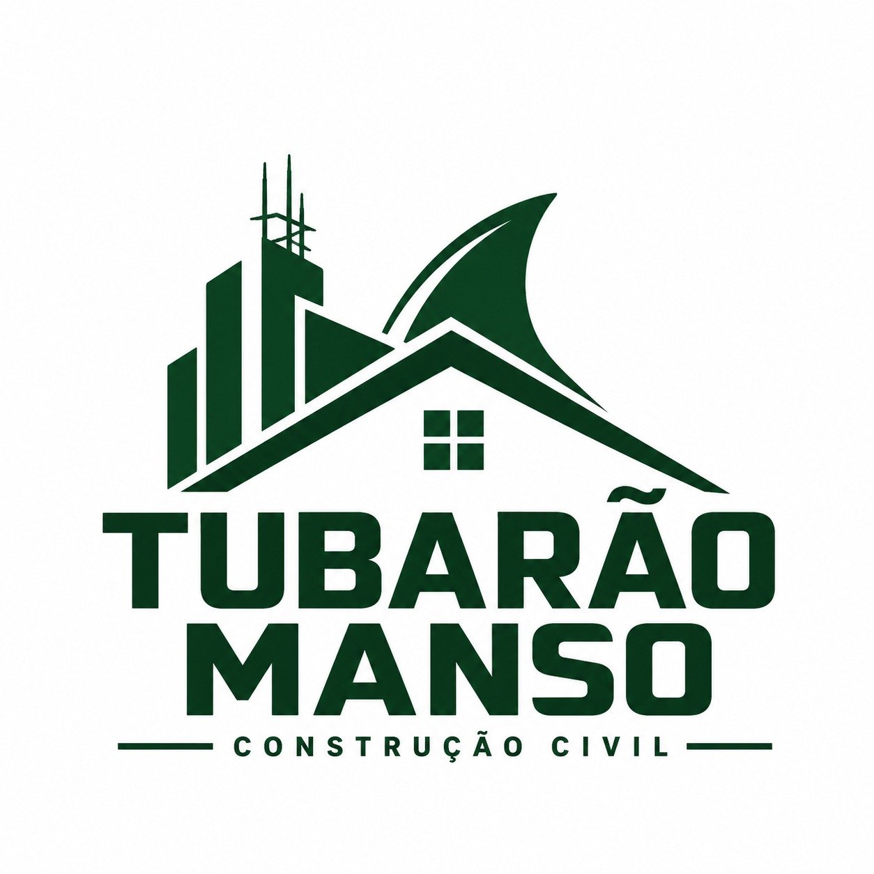 Logótipo Tubarão Manso – Construção Civil